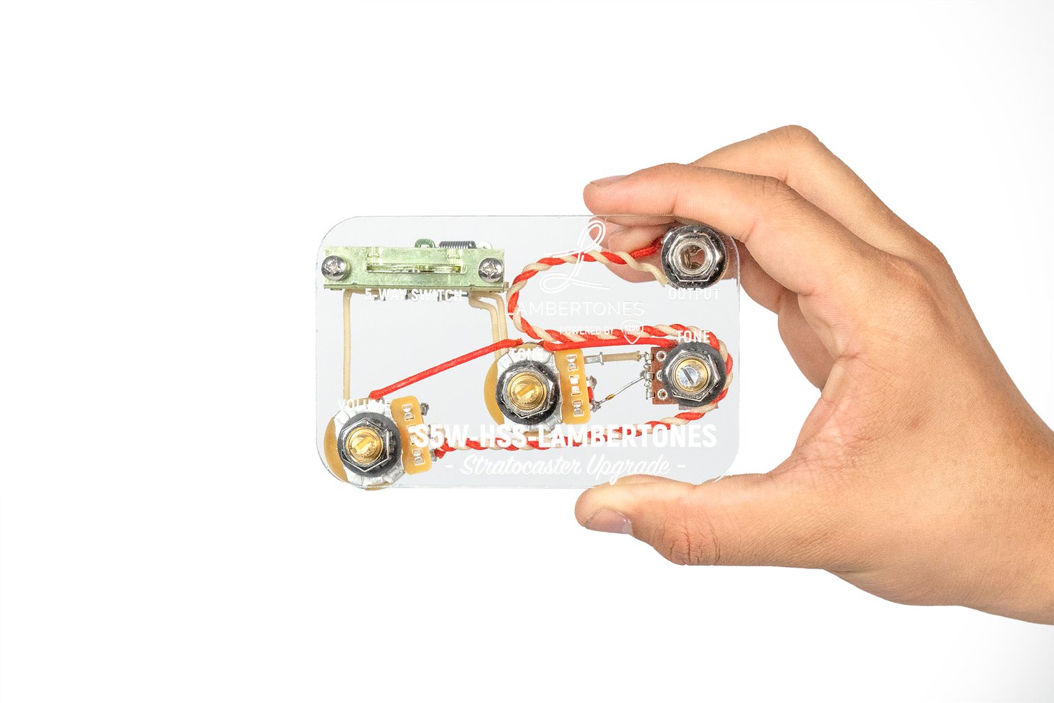 HSS Strat 5-Way Wiring Harness (Push/Pull Tone)